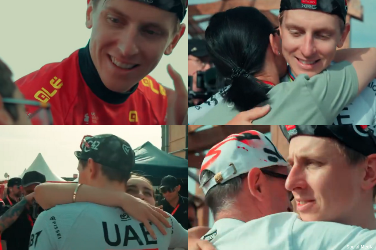 🎥 UAE Tour was dankzij zeldzaam bezoek familie zoveel meer dan alleen een koers voor Tadej Pogacar