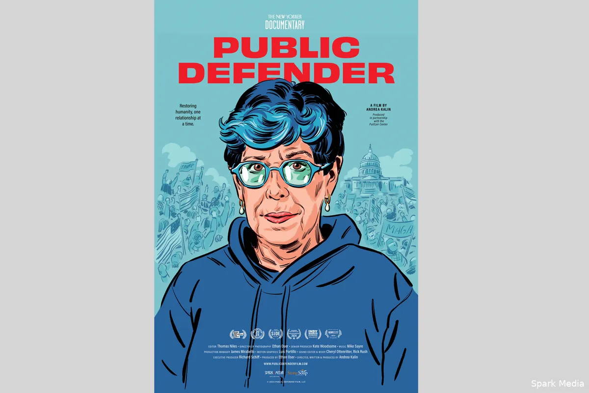 Film poster for The New Yorker documentary Public Defender