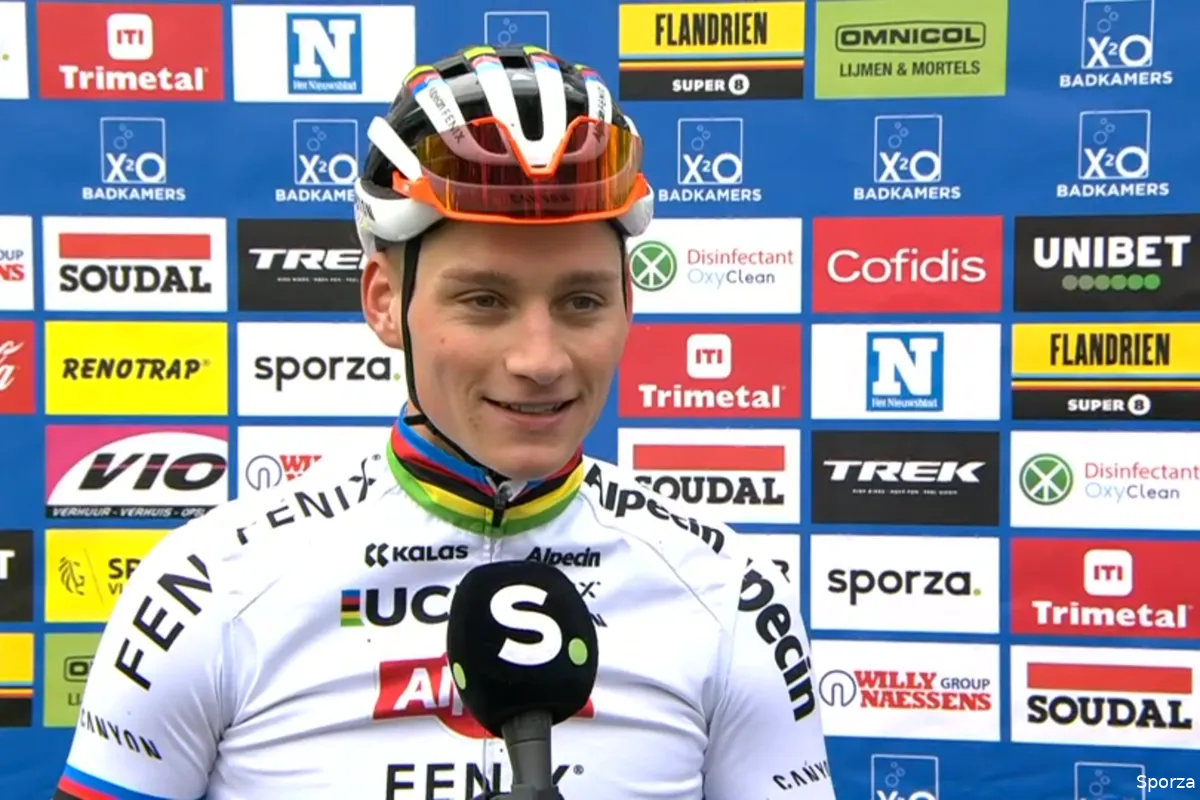 [Update] Van der Poel licht gewichtsverlies toe: 'Heb er niet specifiek op gelet'