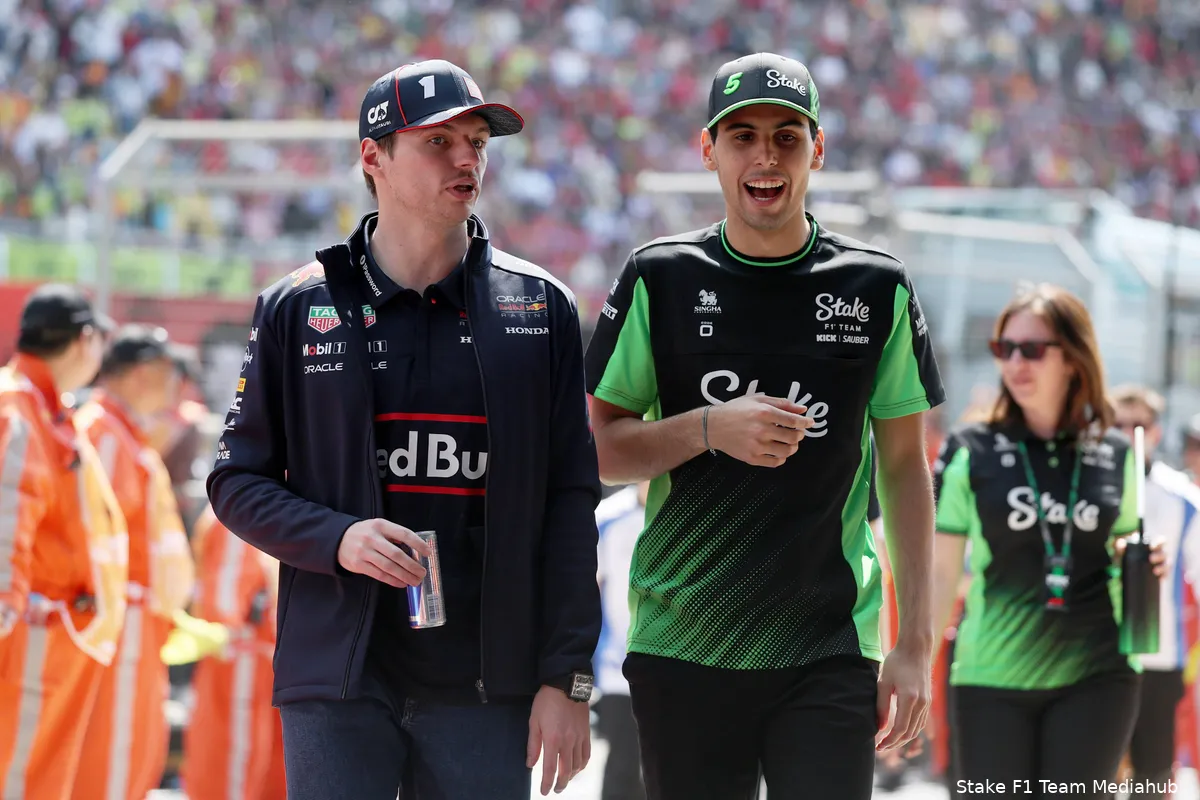 gabriel bortoleto stake kick sauber max verstappen red bull racing zondag gp china 2025 2