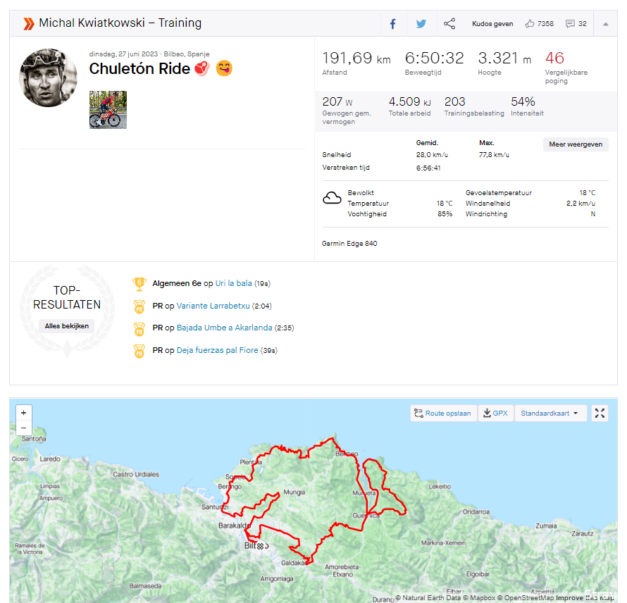 Sociale media geven inkijkje in 'Tourvoorbereiding': Van der Poel gaat uiteten, Kwiatkowski verkent hele etappe