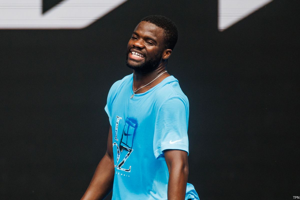WATCH: Tiafoe Jokingly Hits His Opponent's Private Zone