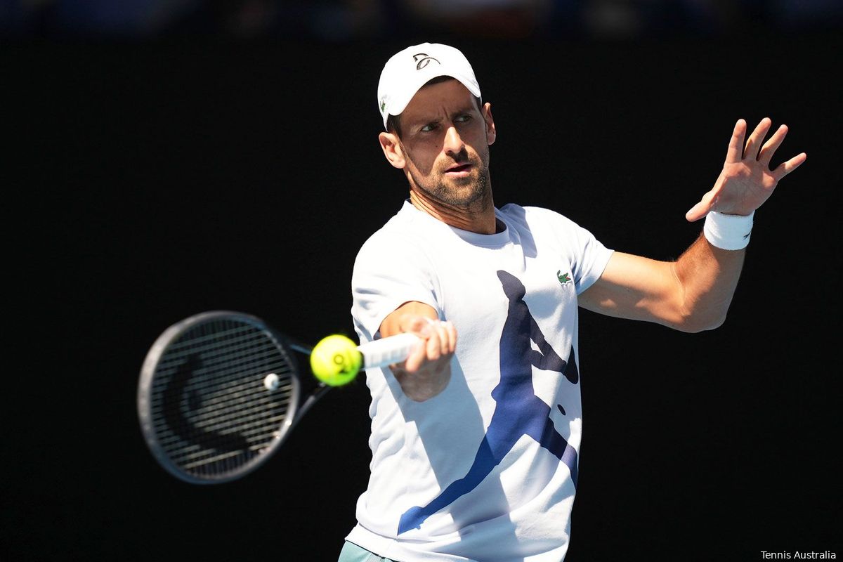 WATCH: Djokovic Makes Time To Meet One-Time Hitting Partner & YouTuber At Australian Open
