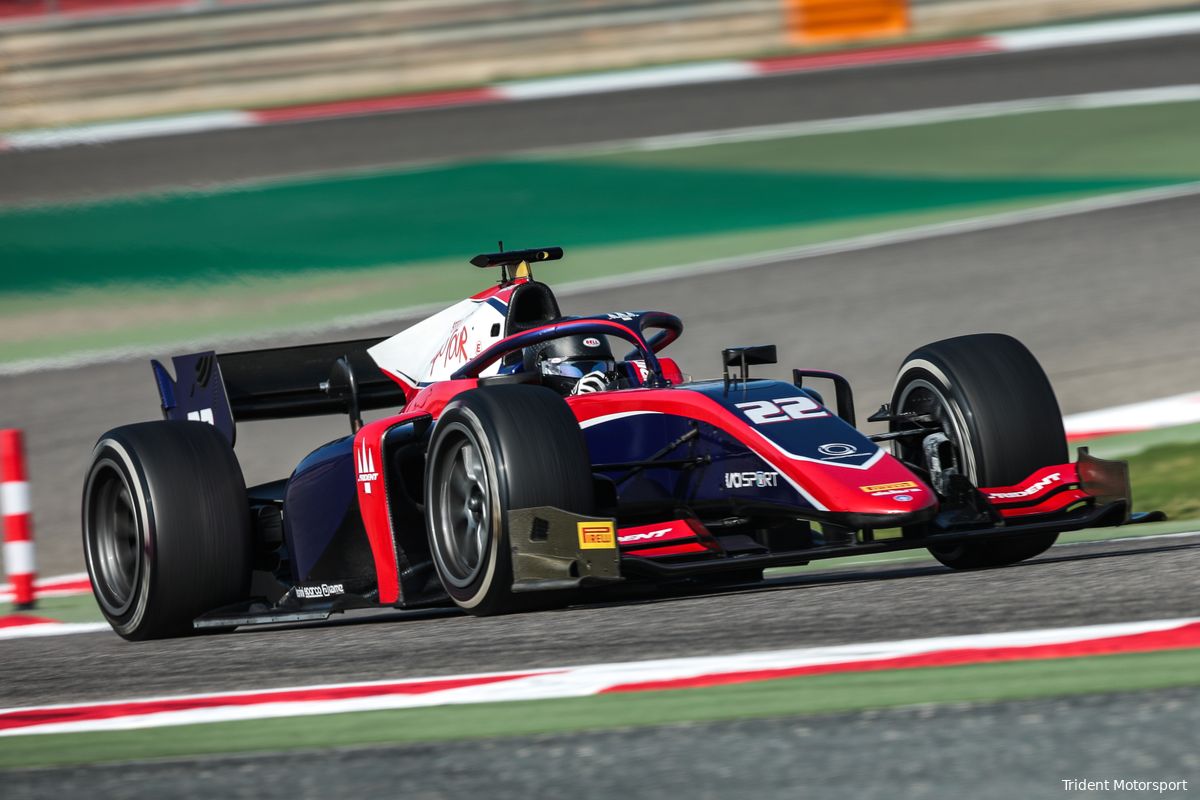 Verschoor rijdt meeste ronden tijdens eerste F2-testdag in Bahrein