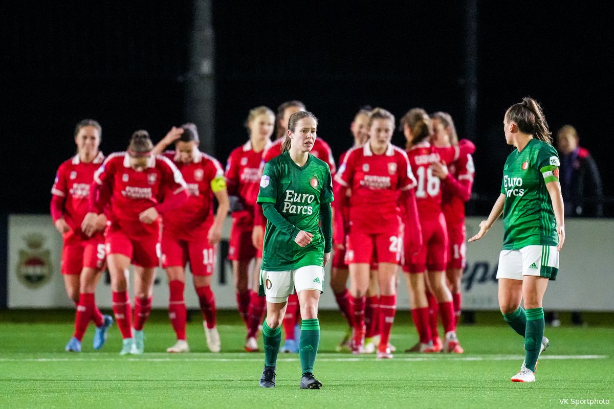 Feyenoord Vrouwen verliezen uitwedstrijd van FC Twente