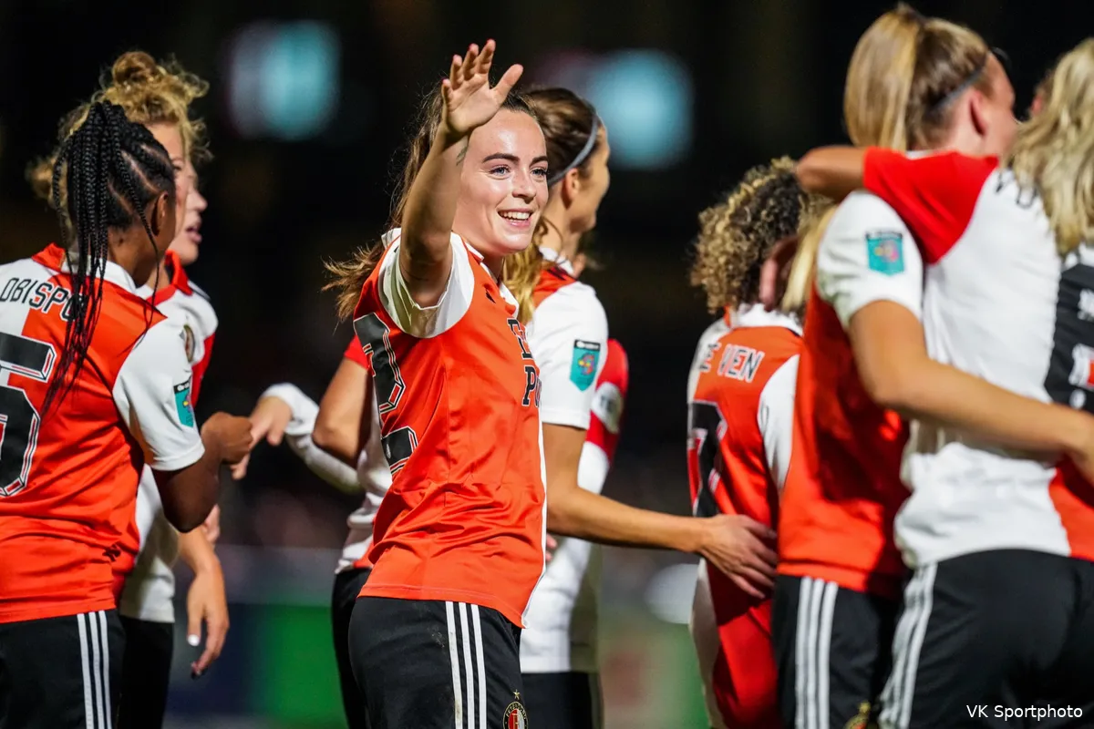 Feyenoord V1 blijft foutloos na eenvoudige zege op VV Alkmaar