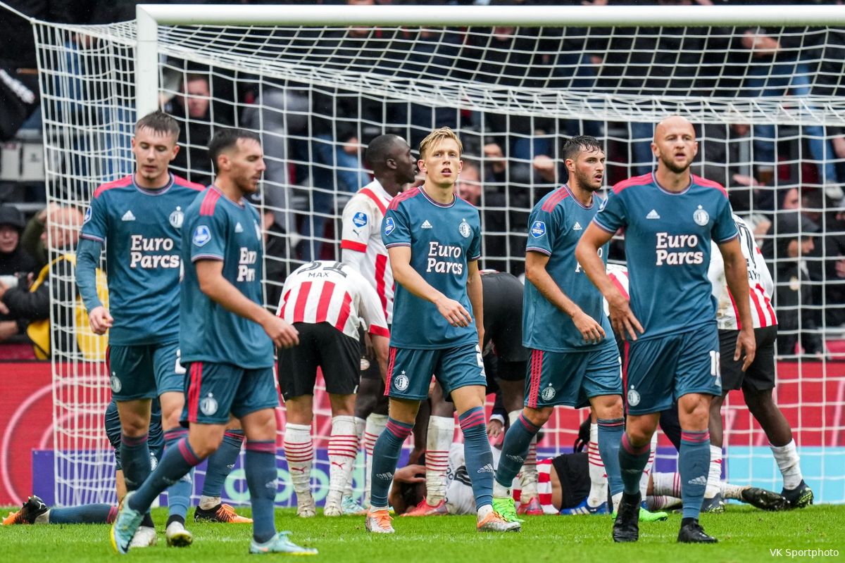 Feyenoord lijdt eerste nederlaag van het seizoen op bezoek bij PSV