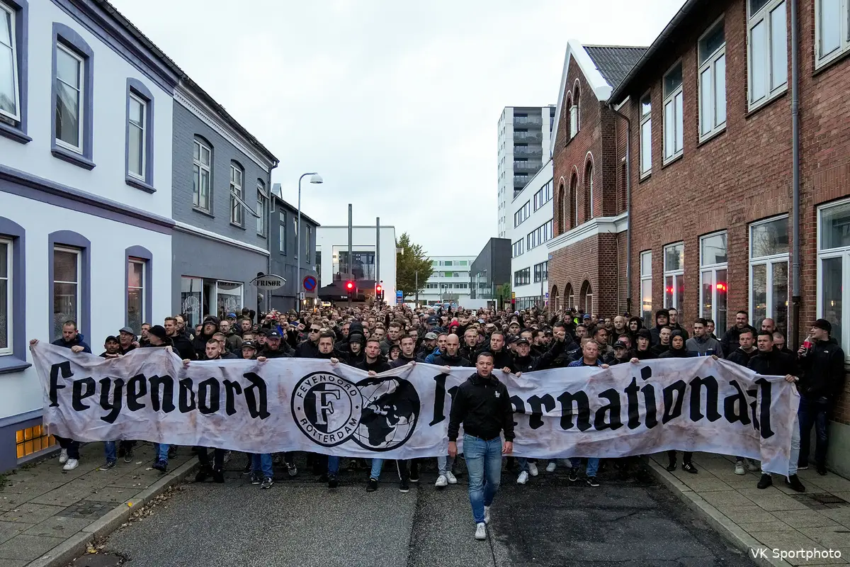 Feyenoord in Oostenrijk gesteund door vol uitvak