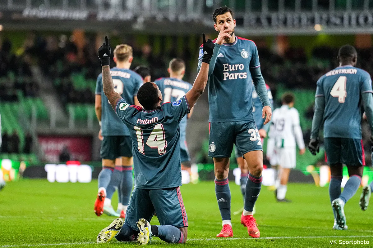 Eredivisie: Feyenoord loopt uit op PSV en Ajax