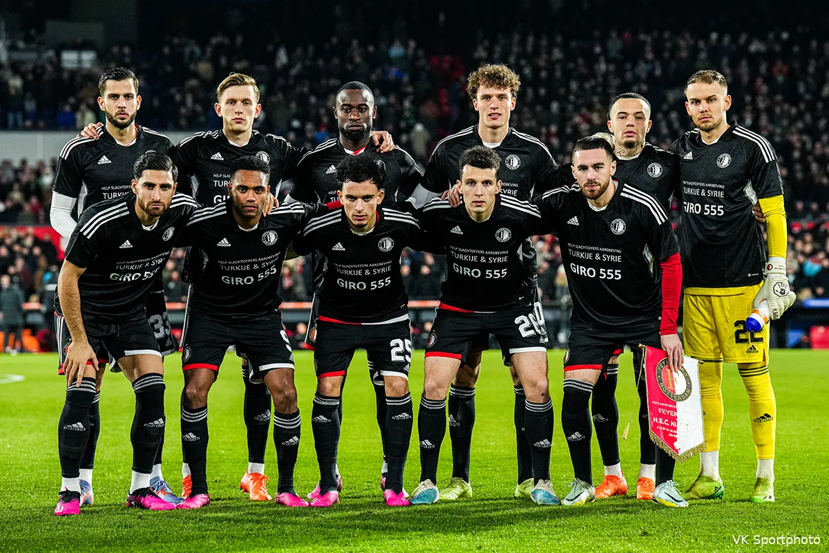 Opkomstshirts Feyenoord geveild voor Giro555