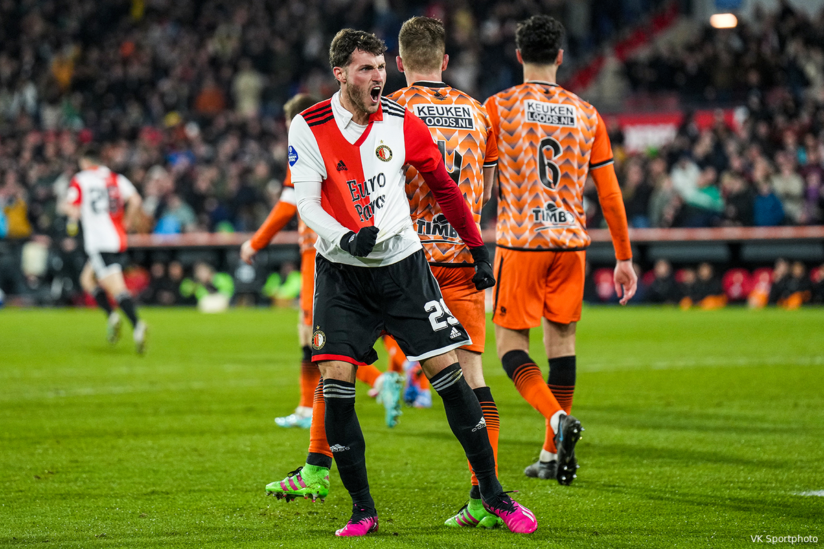 De Cijfers: Gimenez staat na rust op en redt Feyenoord