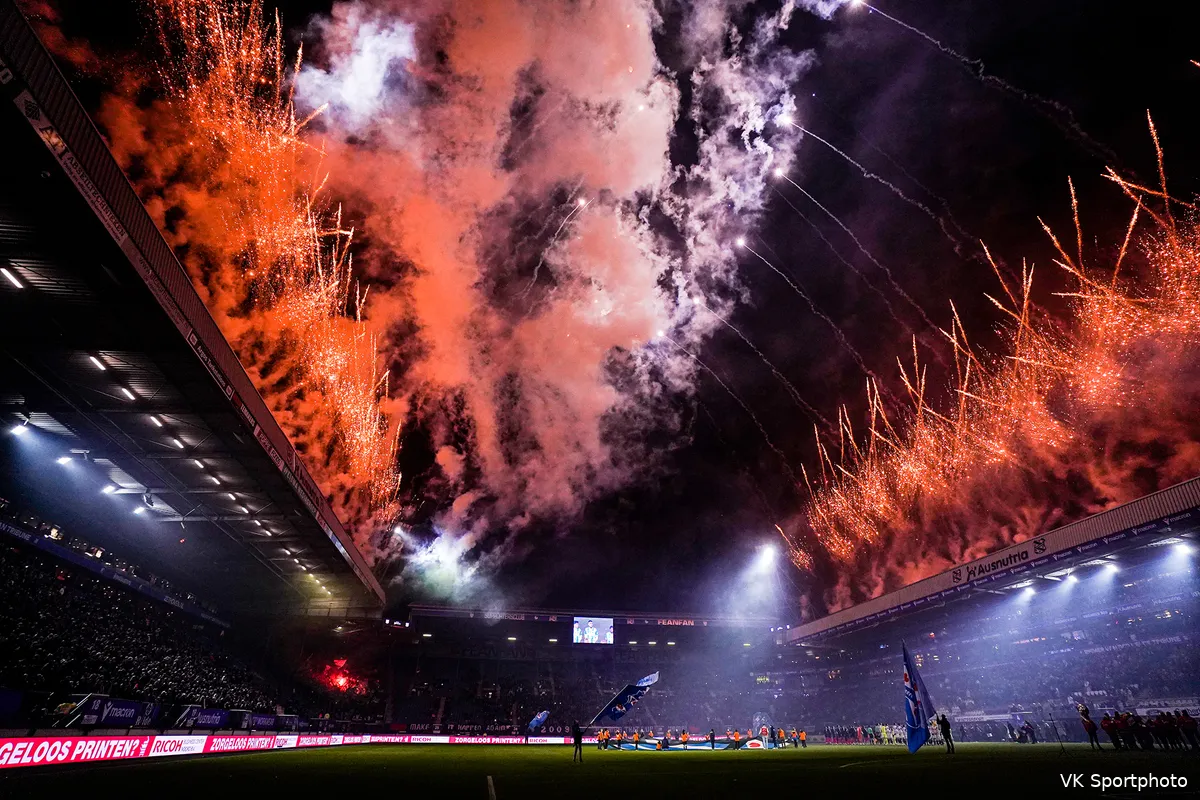 Heerenveen-supporters openen 'aanval' en zorgen voor onrust