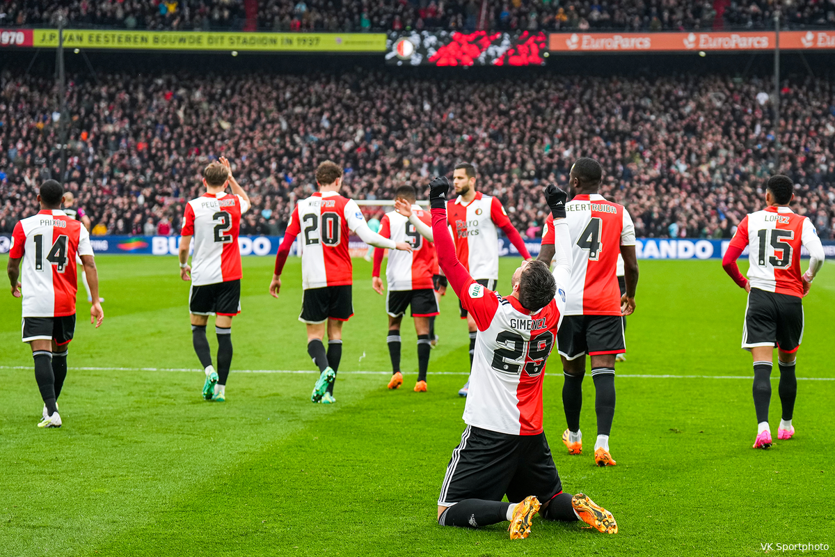 Feyenoord neemt met overwinning op FC Utrecht voorschot op landstitel