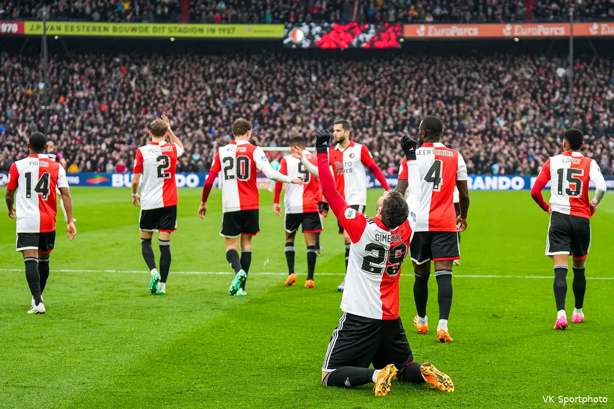Feyenoord neemt met overwinning op FC Utrecht voorschot op landstitel