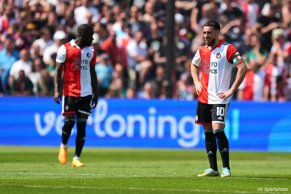 Feyenoord eindigt het seizoen met een nederlaag tegen Vitesse