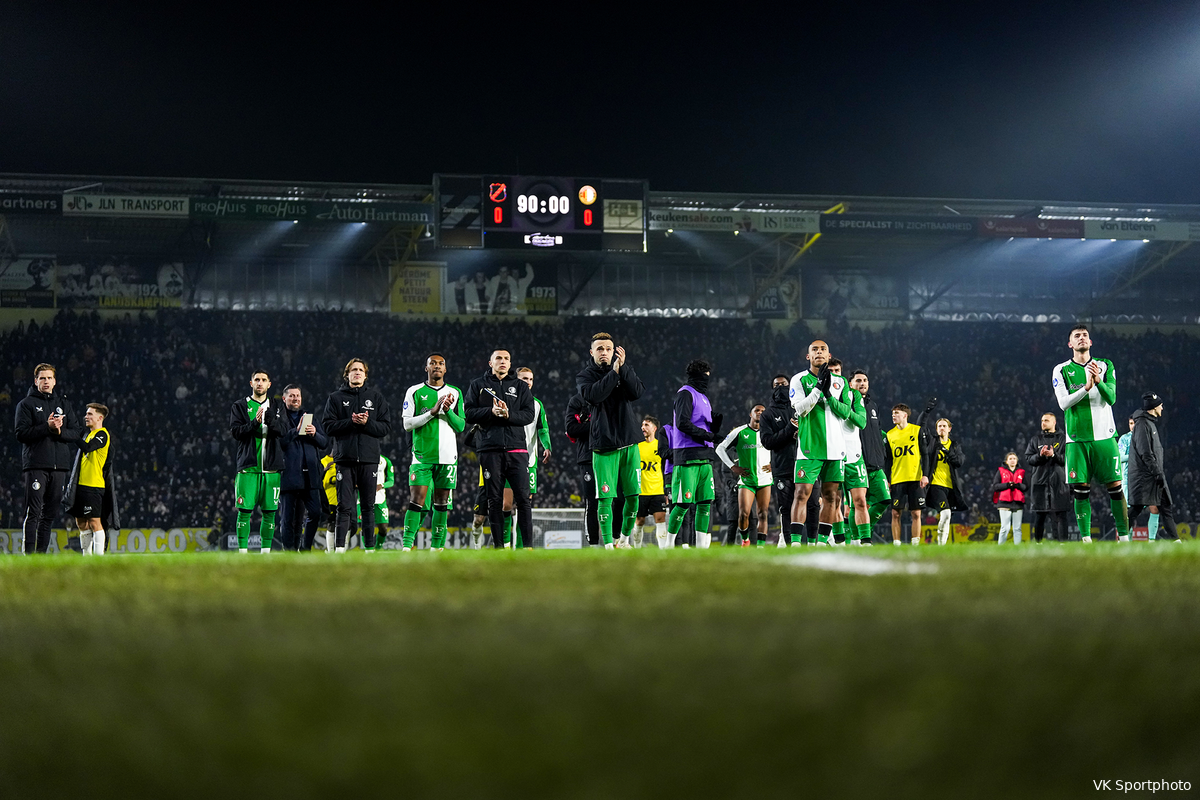 "Feyenoord speelde ook gewoon zonder spits vandaag"