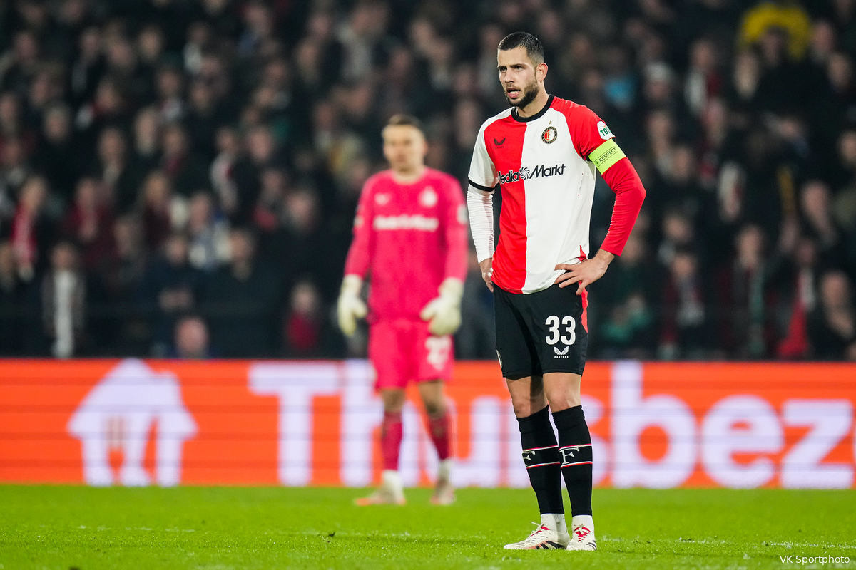 Feyenoord verliest eerste duel in achtste finale tegen Inter