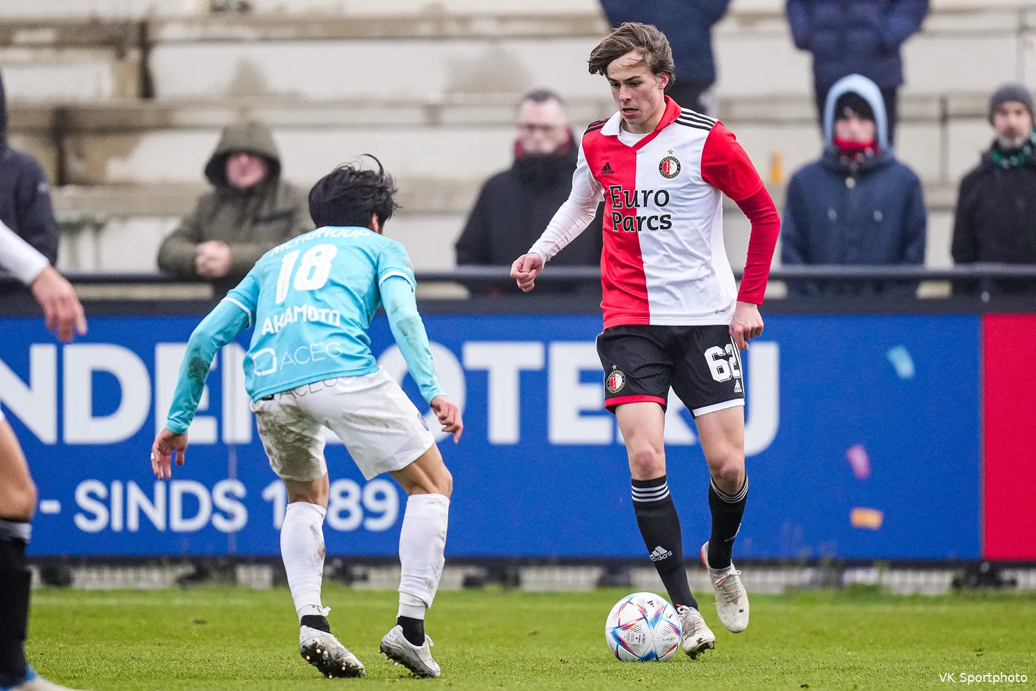Sauer trefzeker tijdens gewonnen oefenwedstrijd Feyenoord
