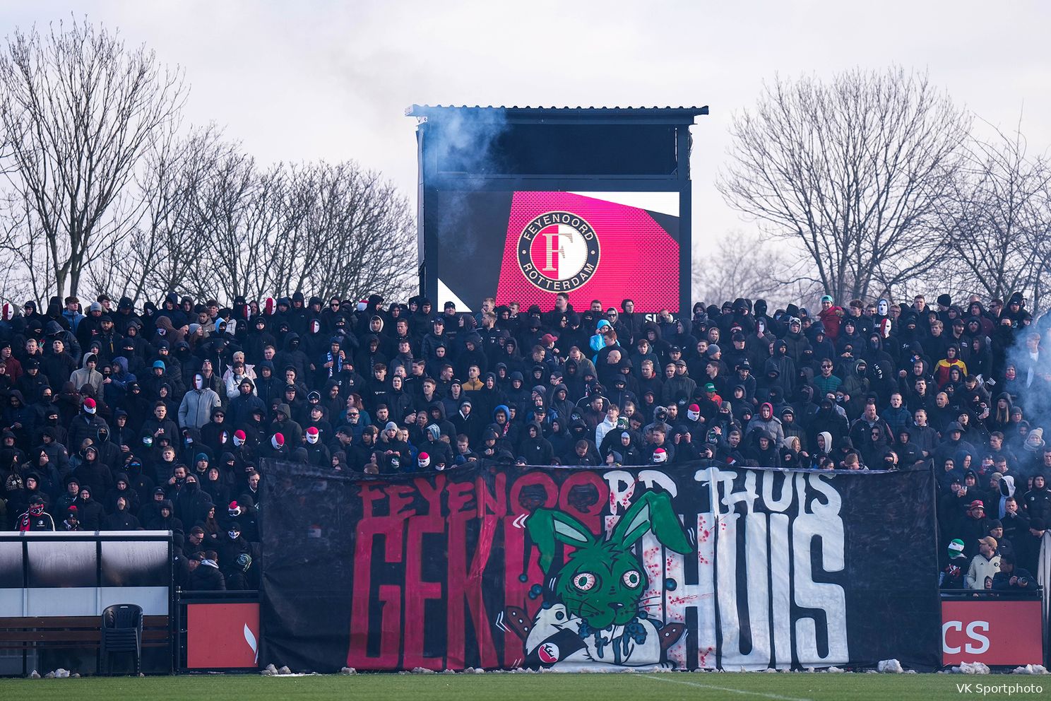 'Mistig' Varkenoord steunt Feyenoord in aanloop naar Klassieker
