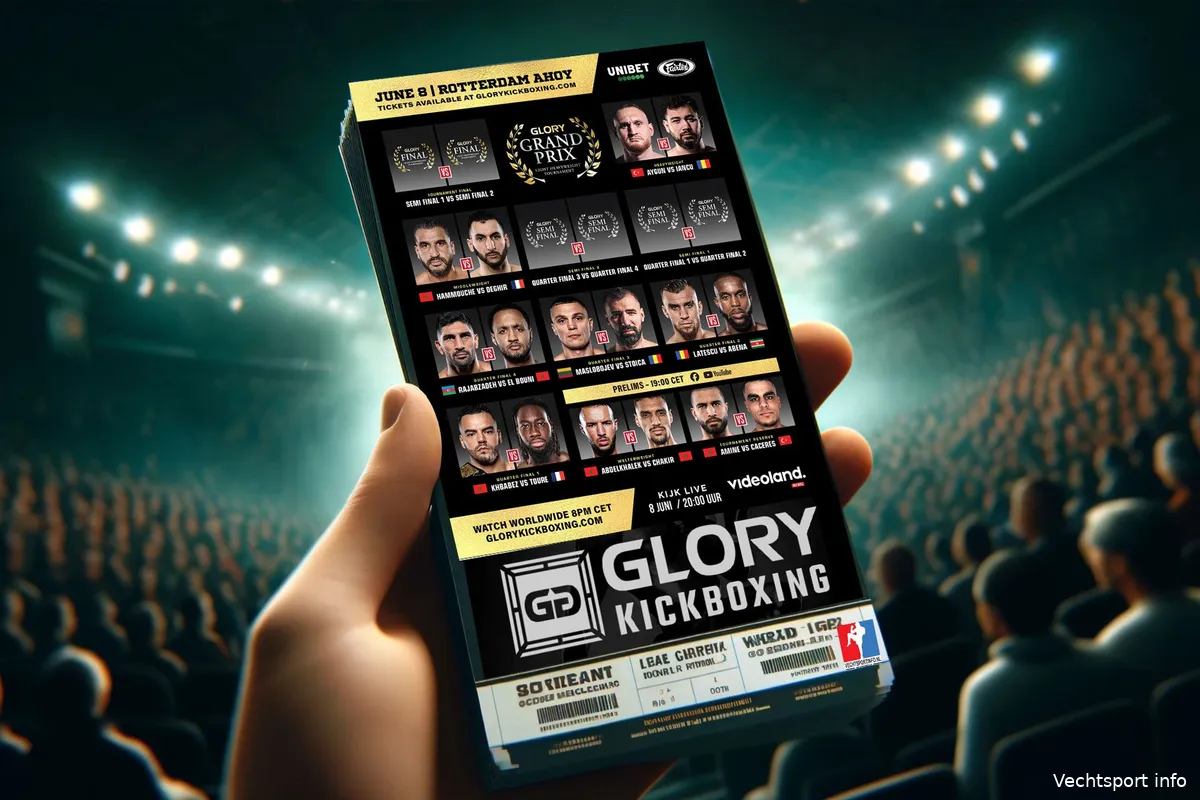 Prijzen Glory Grand Prix 8 juni tickets extreem hoog door schaarste!