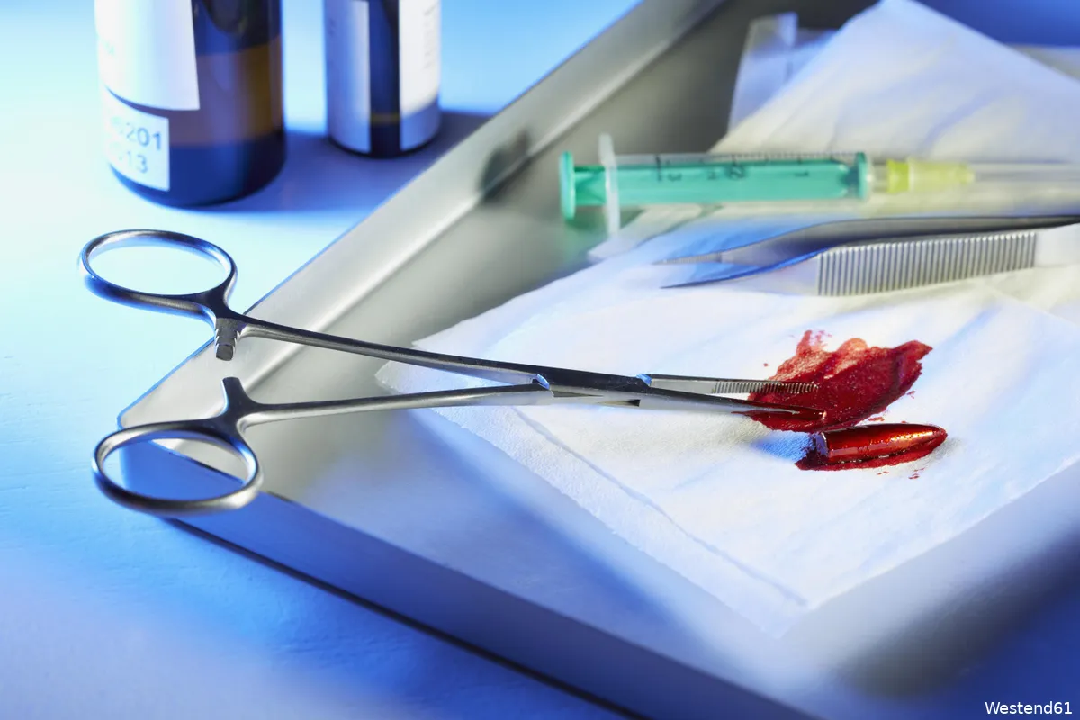 Bullet after surgery