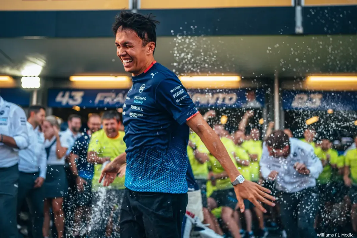 alexander albon williams gp azerbeidzjan zondag 2024