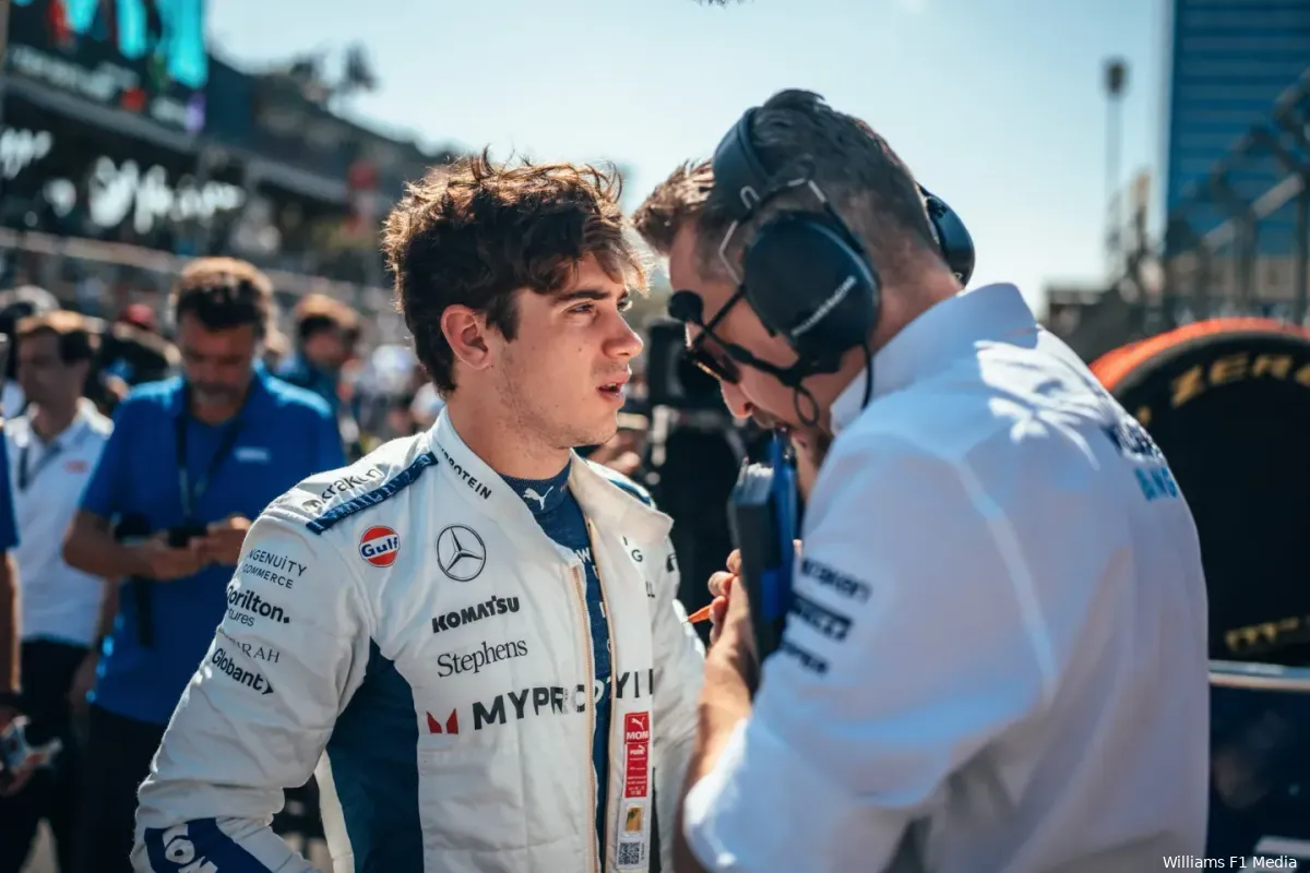 franco colapinto williams gp azerbeidzjan zondag 2024 2