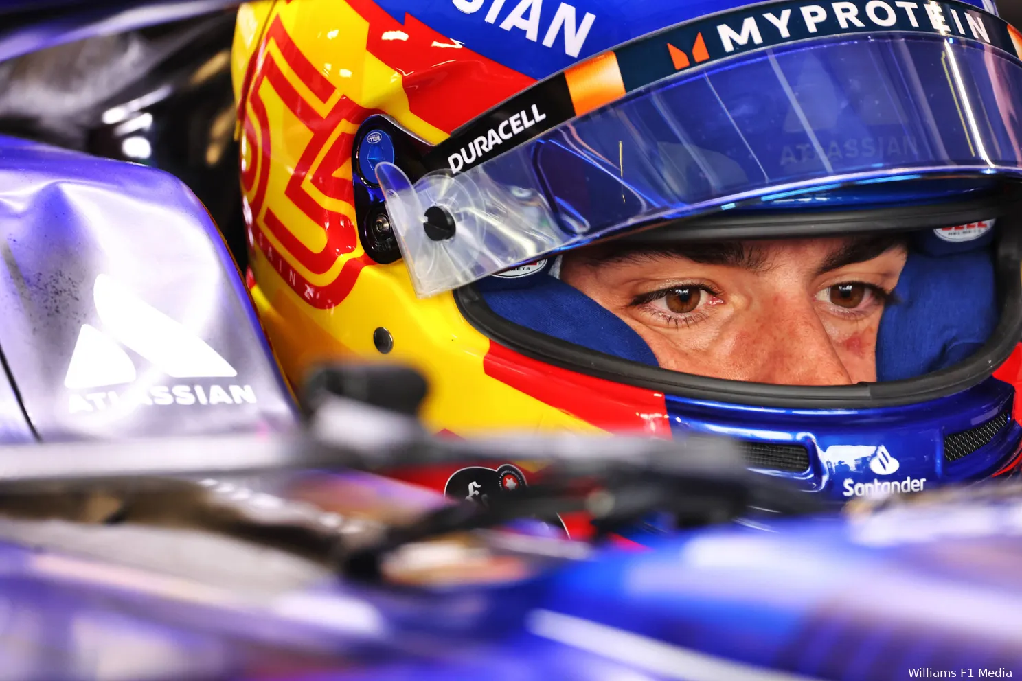 carlos sainz williams 2025 fw47 silverstone
