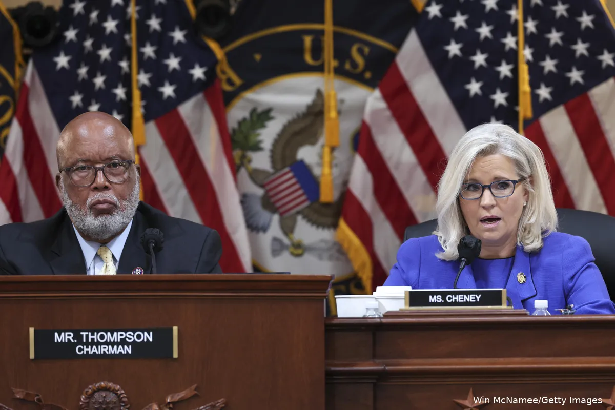 Jan. 6 committee hearing with Rep. Bennie Thompson and Rep. Liz Cheney
