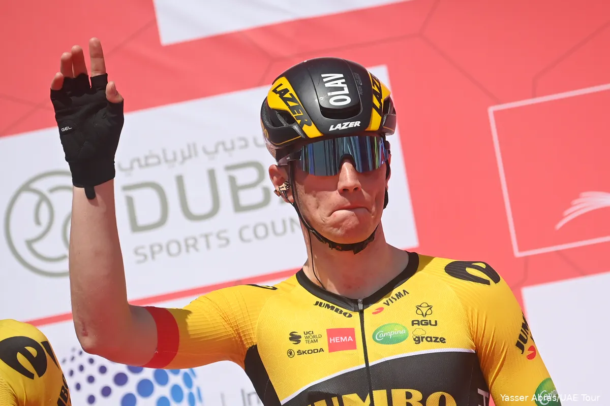 Kooij kan net niet winnen voor Jumbo-Visma in UAE Tour: 'Elke etappe dichter bij de zege'