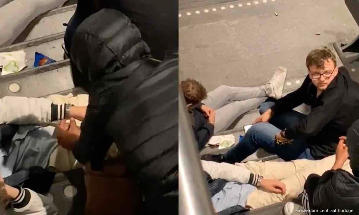 In beeld: Jongen bijna beroofd van horloge op Amsterdam Centraal
