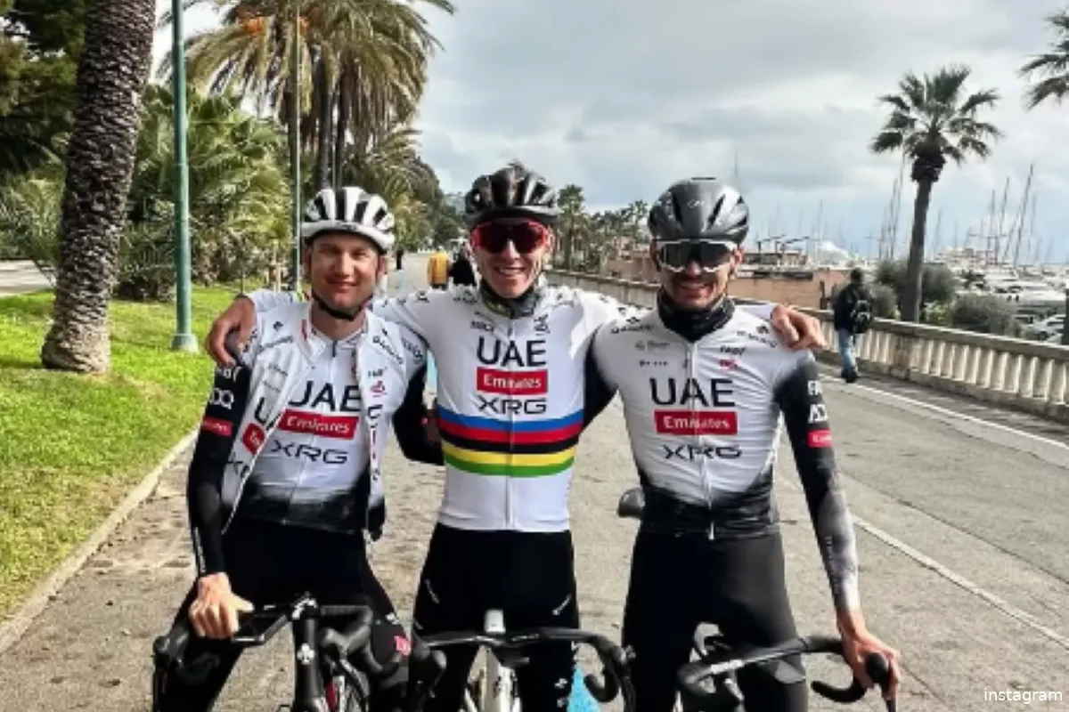 UAE gaat - zonder Sanremo verkennende Pogacar - uit van kracht in de breedte voor Omloop: 'Maakt ons één van de favorieten'