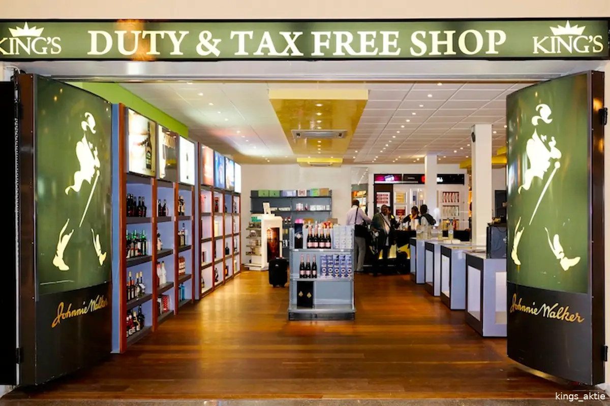 Actie King's taxfree shop op luchthaven Suriname