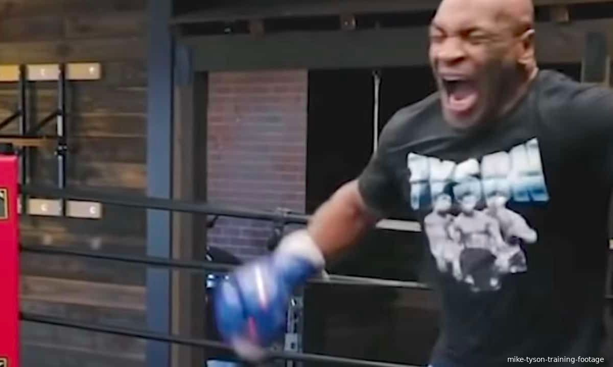Mike Tyson (55) is nog steeds een monster in de ring