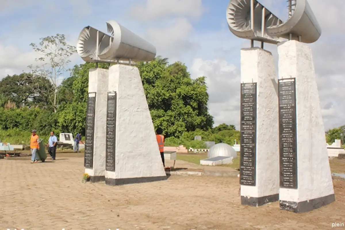 Herdenking vliegramp Suriname 26 jaar geleden