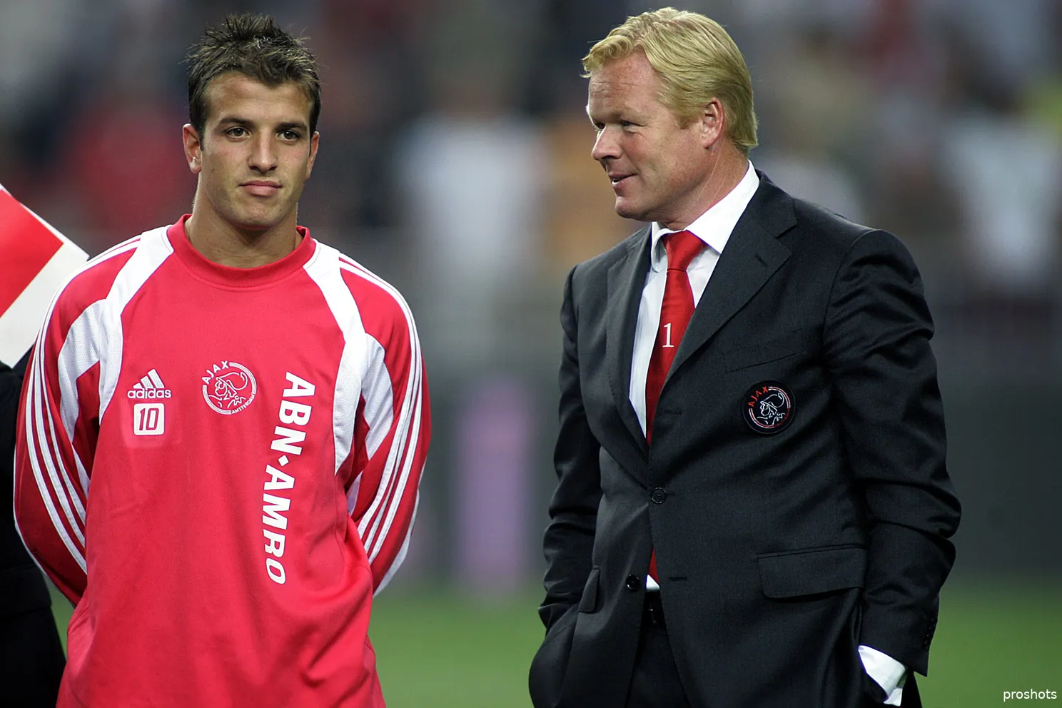 rafael van der vaart ronald koeman ajax