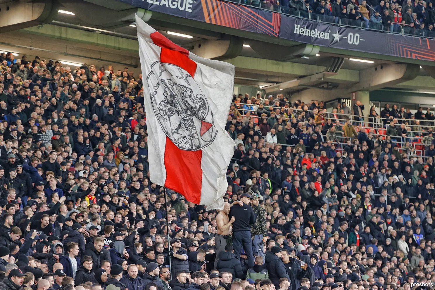 ajax supporters fans europa league