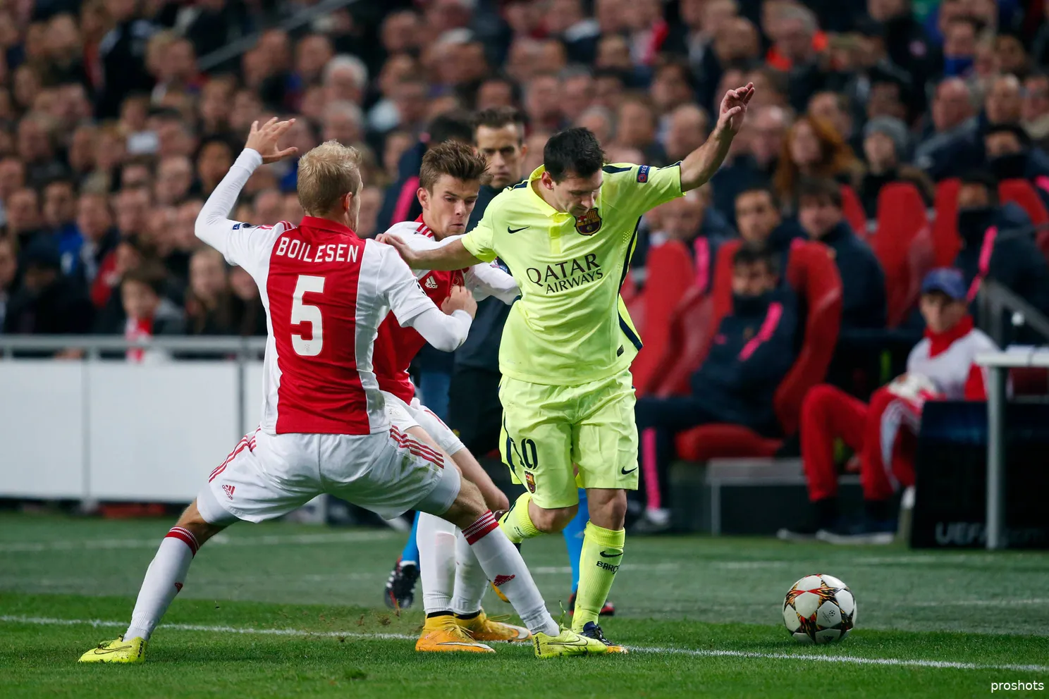 Ajax Showtime Ajax FC Barcelona Lionel Messi Nicolai Boilesen