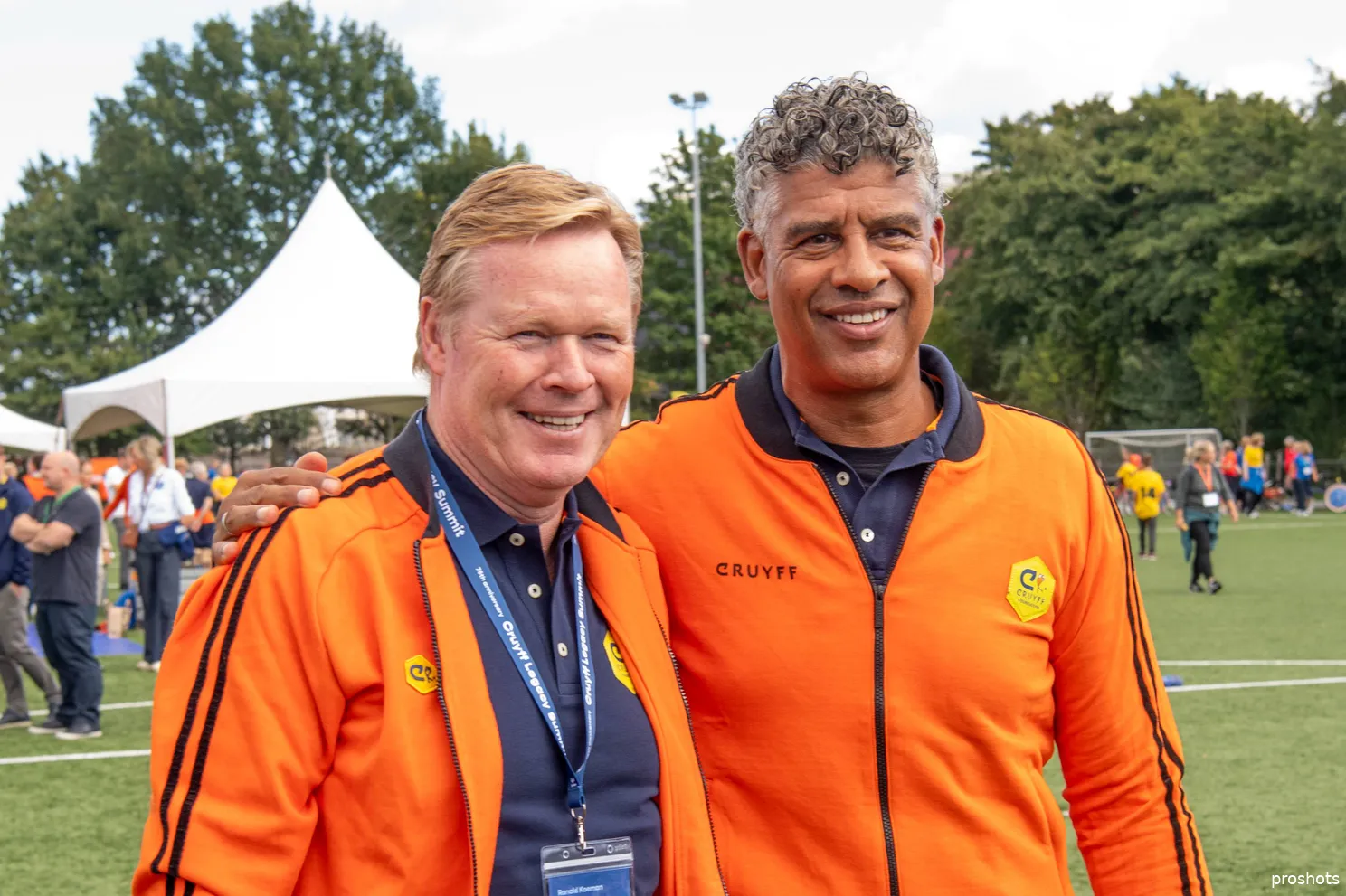 Frank Rijkaard Ronald Koeman Johan Cruijff Foundation Ajax Showtime