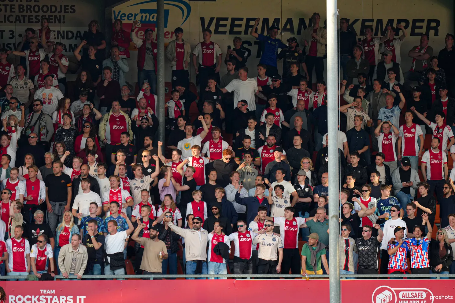 Ajax Showtime Supporters Ajax Stadion FC Volendam