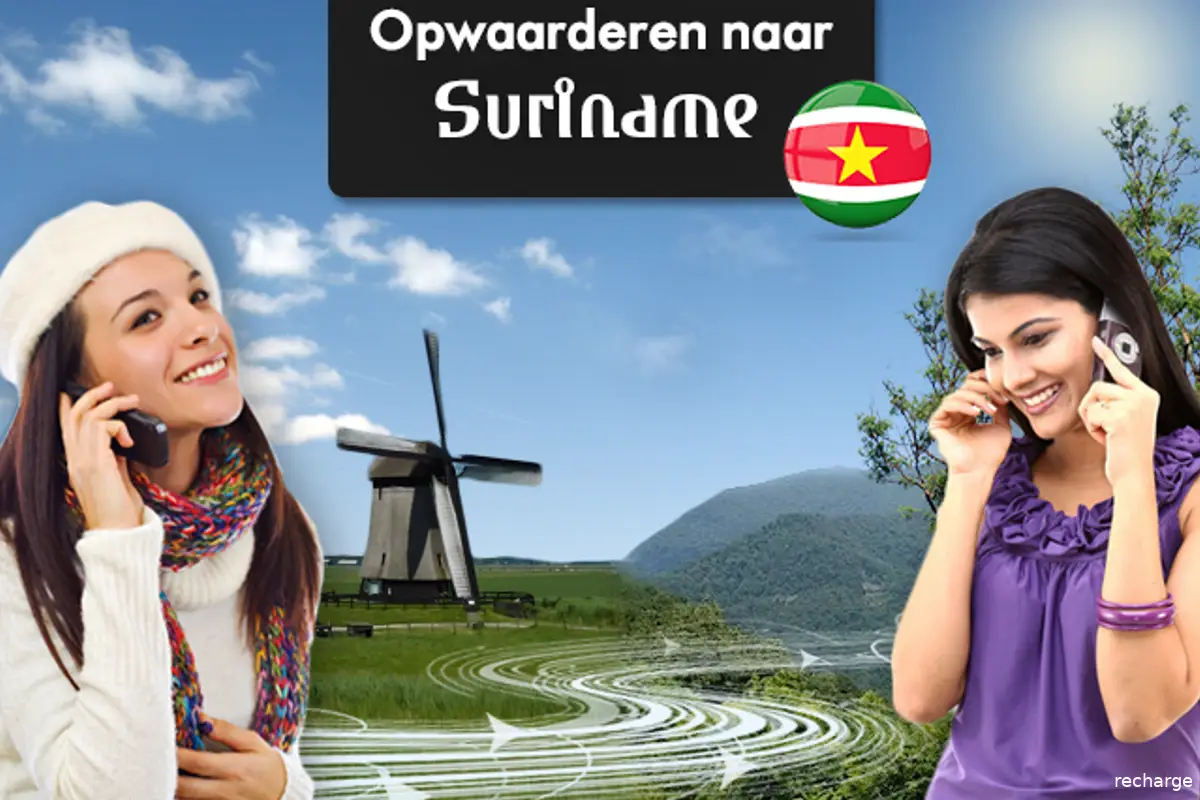 Stuur online beltegoed naar Suriname vanuit je eigen woonkamer