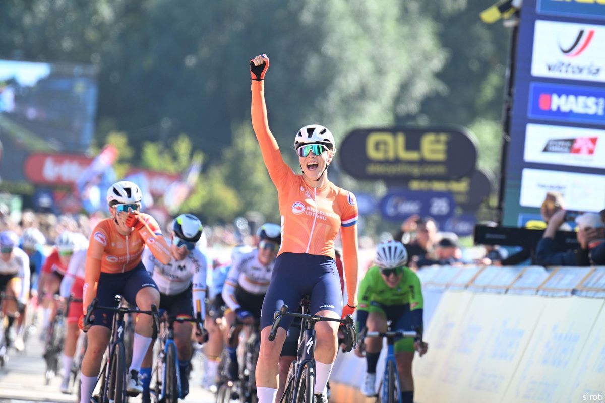 Nederlands 1-2'tje bij EK voor beloften dames: VolkerWessels-ploegmaatjes Van Rooijen en Souren ijzersterk