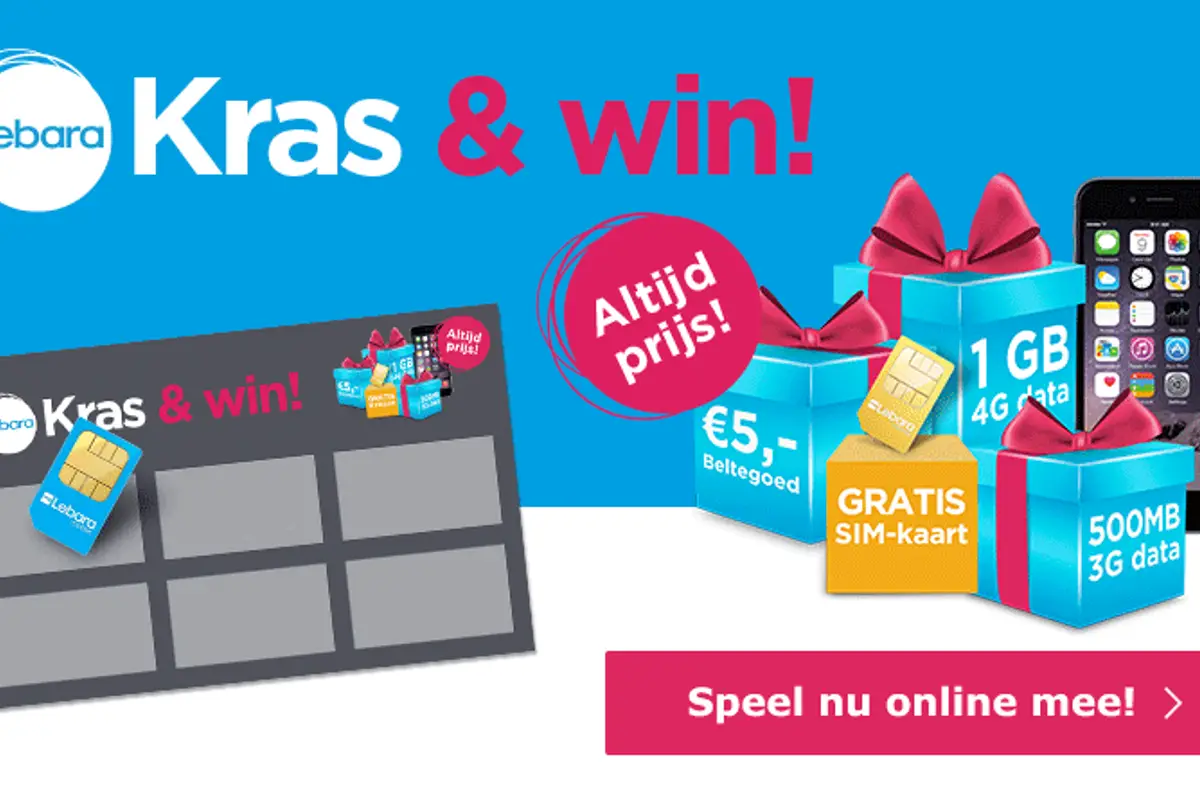 Win fantastische prijzen bij Lebara!