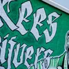 Foto: Prachtige muurschildering ter ere van honderdste verjaardag Kees Rijvers