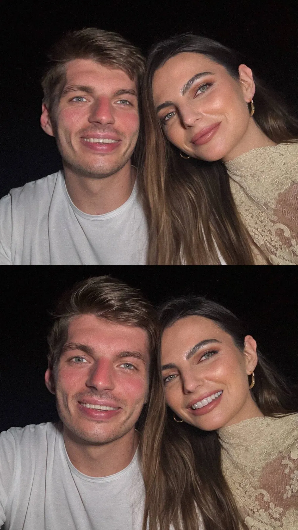 <p class="MsoNormal">Max Verstappen en Kelly Piquet tijdens de jaarwisseling – Foto:
Instagram @kellypiquet<o:p></o:p></p>
