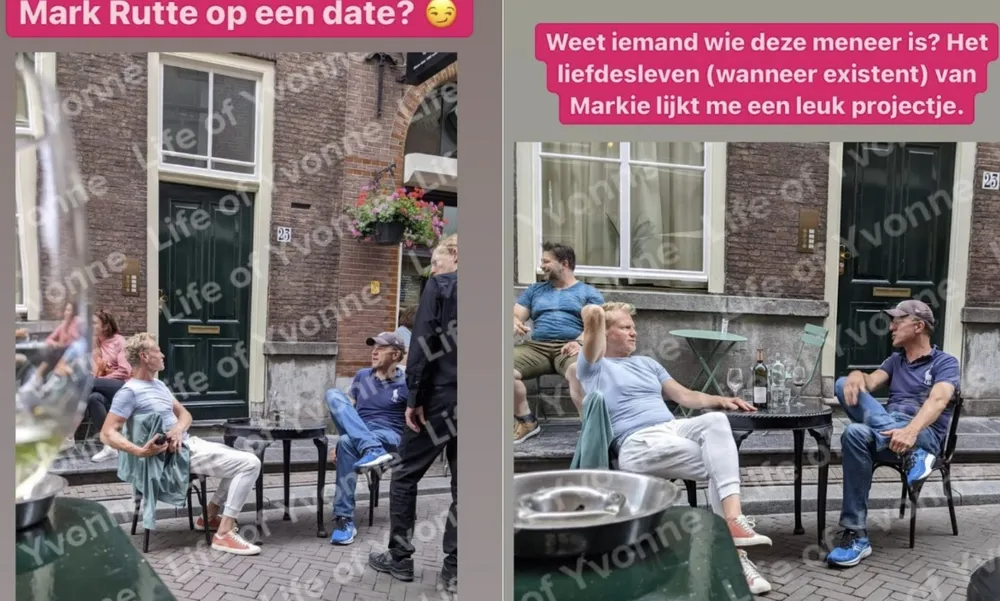 Zien: Uitgelekte foto's van Mark Rutte op date!