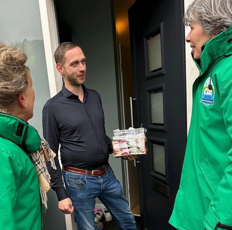 <i>... en Maikel Lukkezen (D66). Foto's: CDA Wijchen</i>