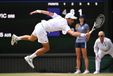 WATCH: Djokovic Falls Over the Net After Lucky Shot From Hurkacz At Wimbledon