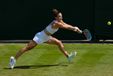 Maria Sakkari "feels good for her favourite swing of the season"