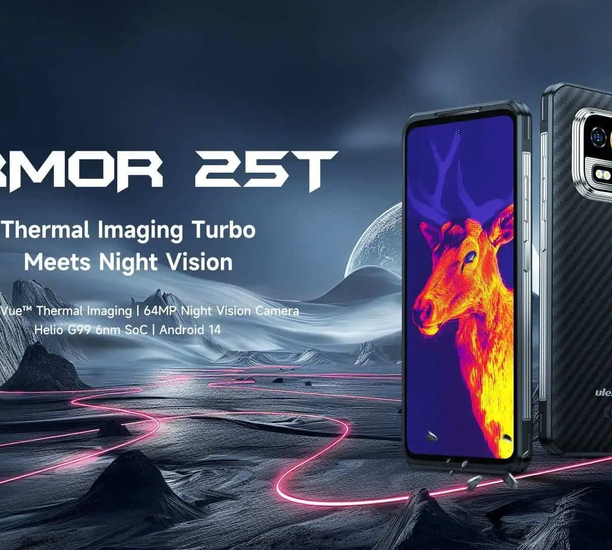 Ulefone Armor 25T Unveiled: Thermal Imaging & IR Night Vision